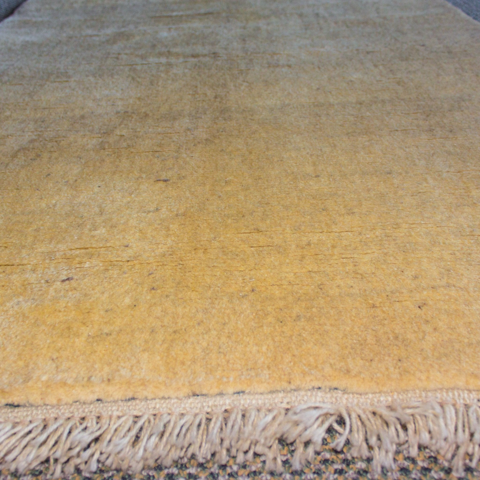 Gabbeh Ivory Hand Knotted Rug 3'4