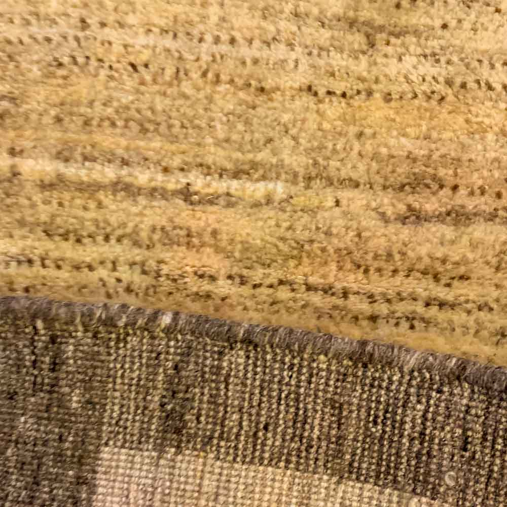 Gabbeh Ivory/Brown Hand Knotted Rug 2'9