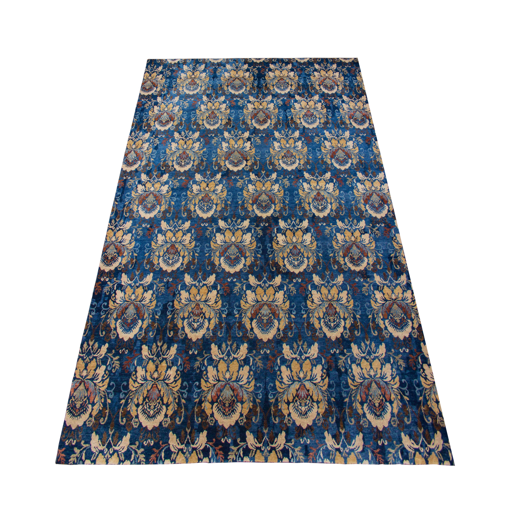 Nasrin Blue Hand Knotted Rug 8'6