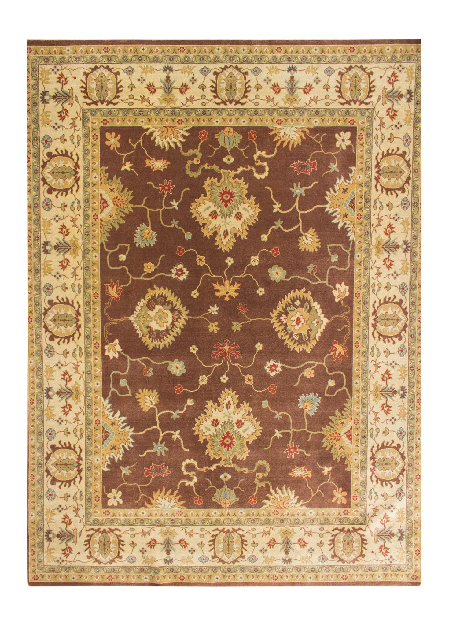 Calcutta Brown/Ivory Woven Rug-Area rug for living room, dining area, and bedroom