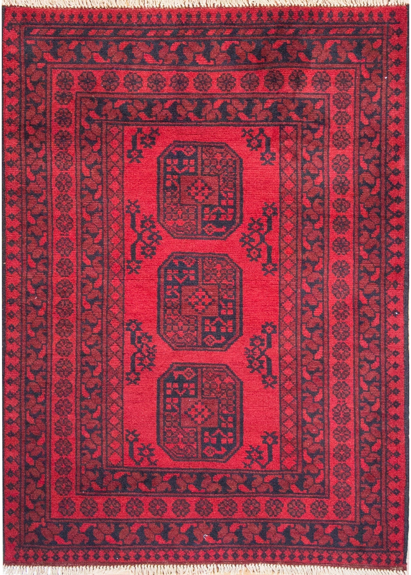 Agcha Hand Knotted Rug 3'4