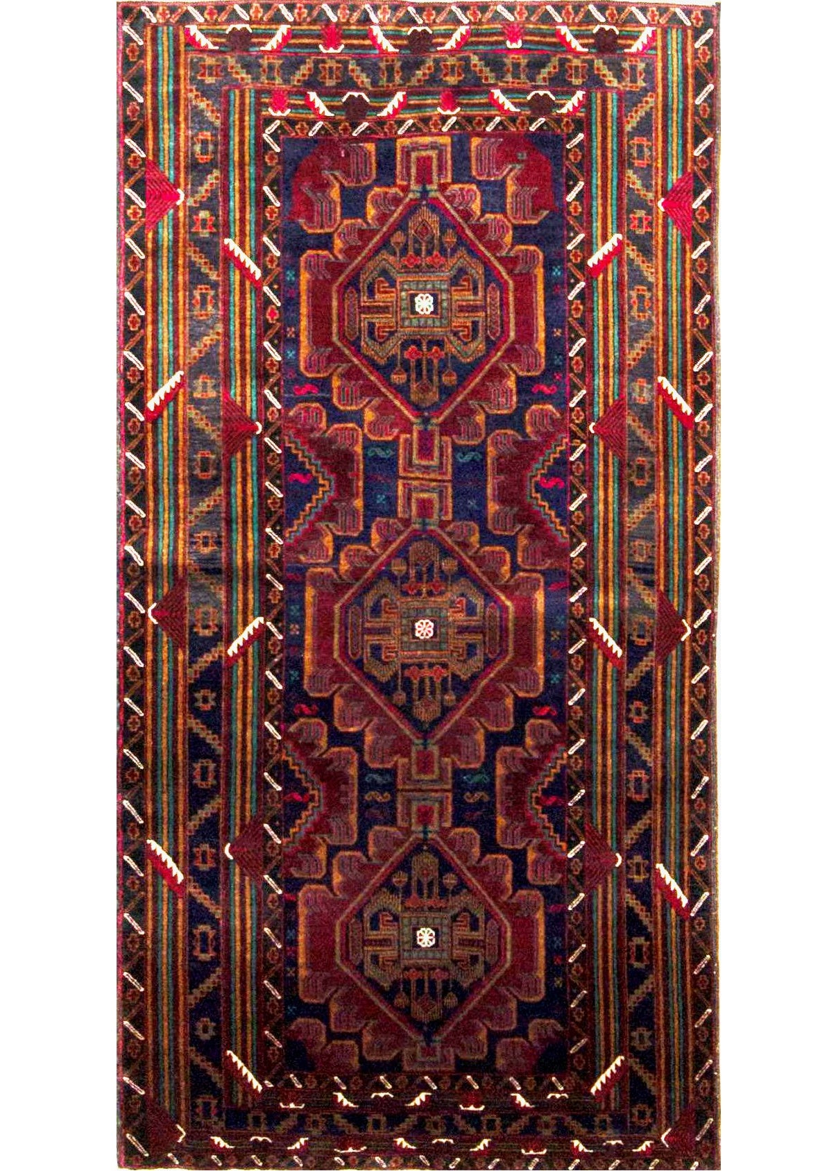 Baluch Hand Knotted Rug 3'5