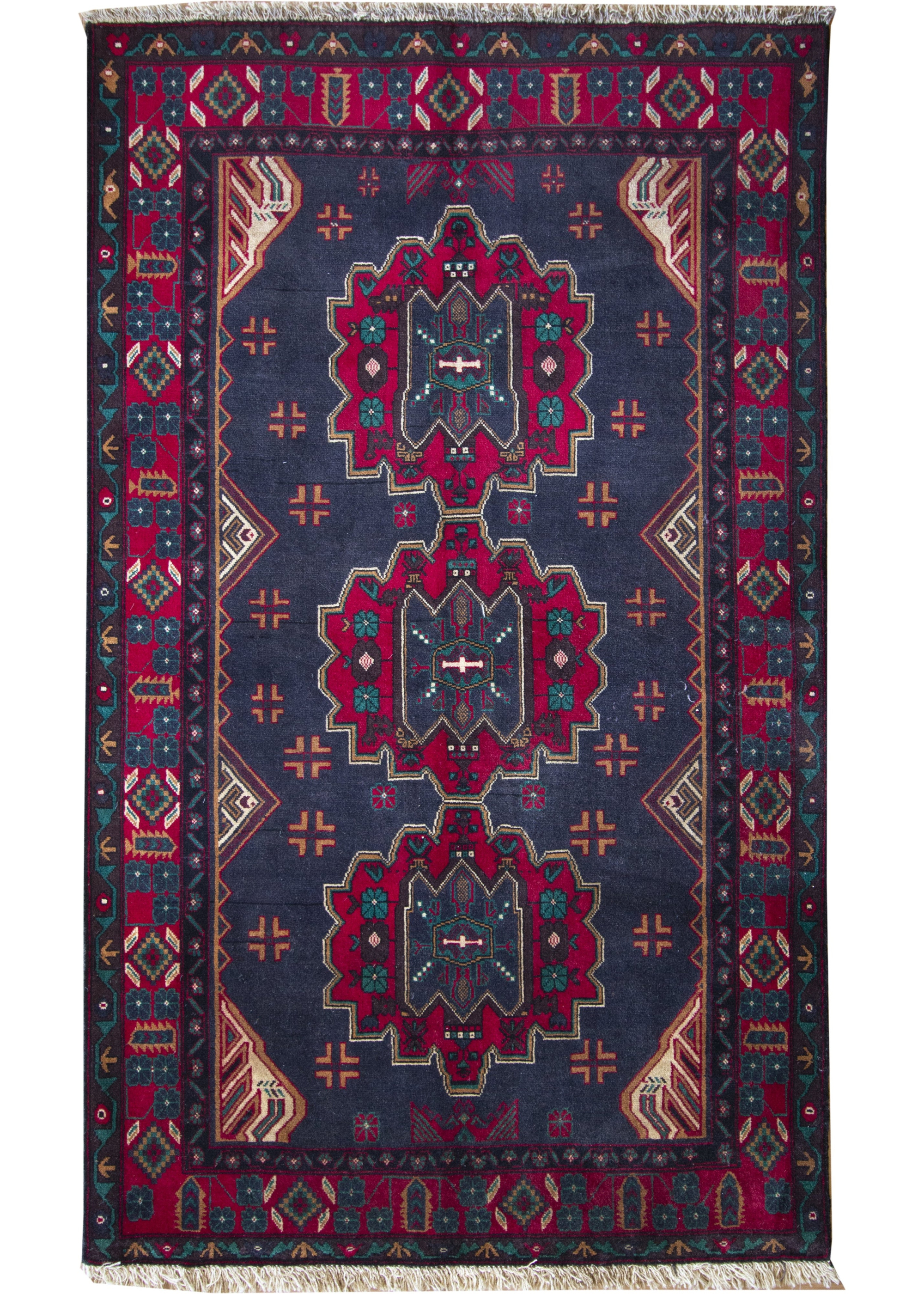 Baluch Hand Knotted Rug 3'9