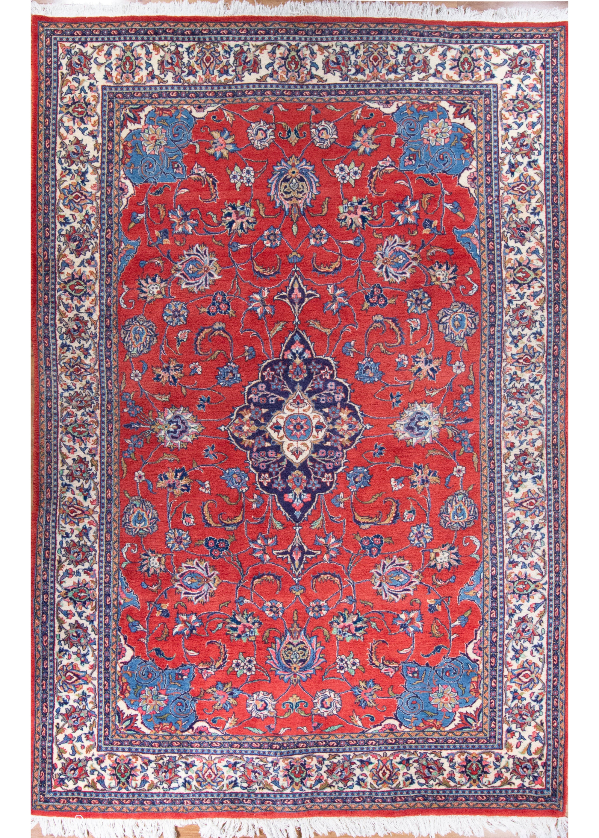 Persian Sarough Hand Knotted Rug 7'0