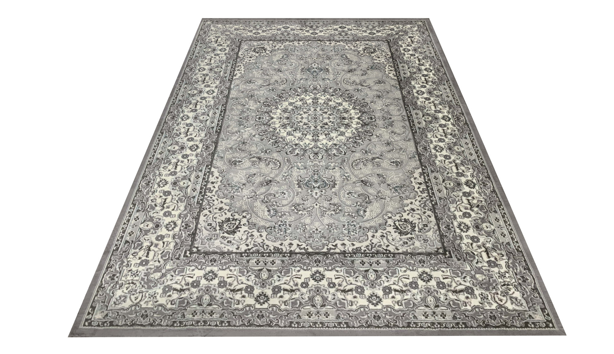 Platinum Grey Woven Rug-Area rug for living room, dining area, and bedroom
