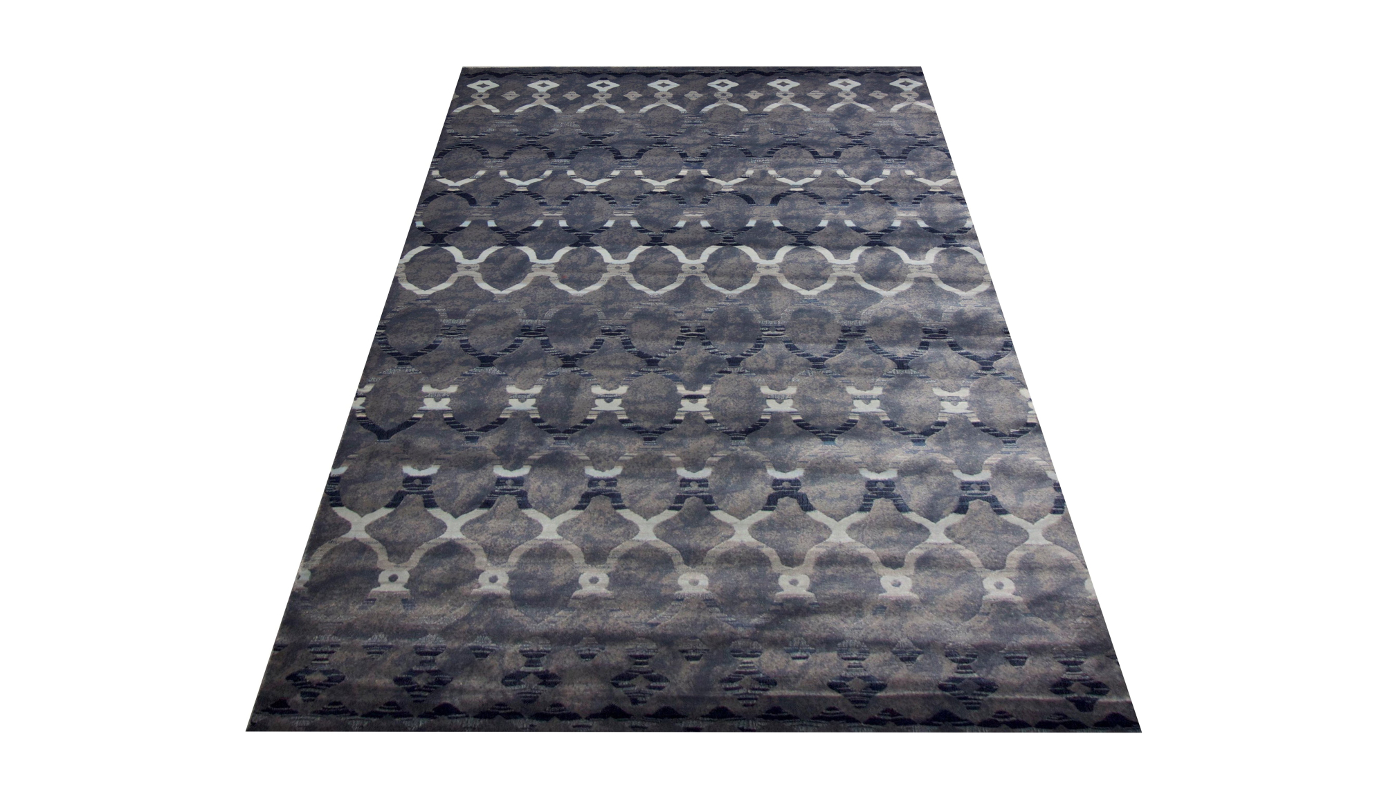 Fusion 7885 Dark Blue Woven Rug-Area rug for living room, dining area, and bedroom