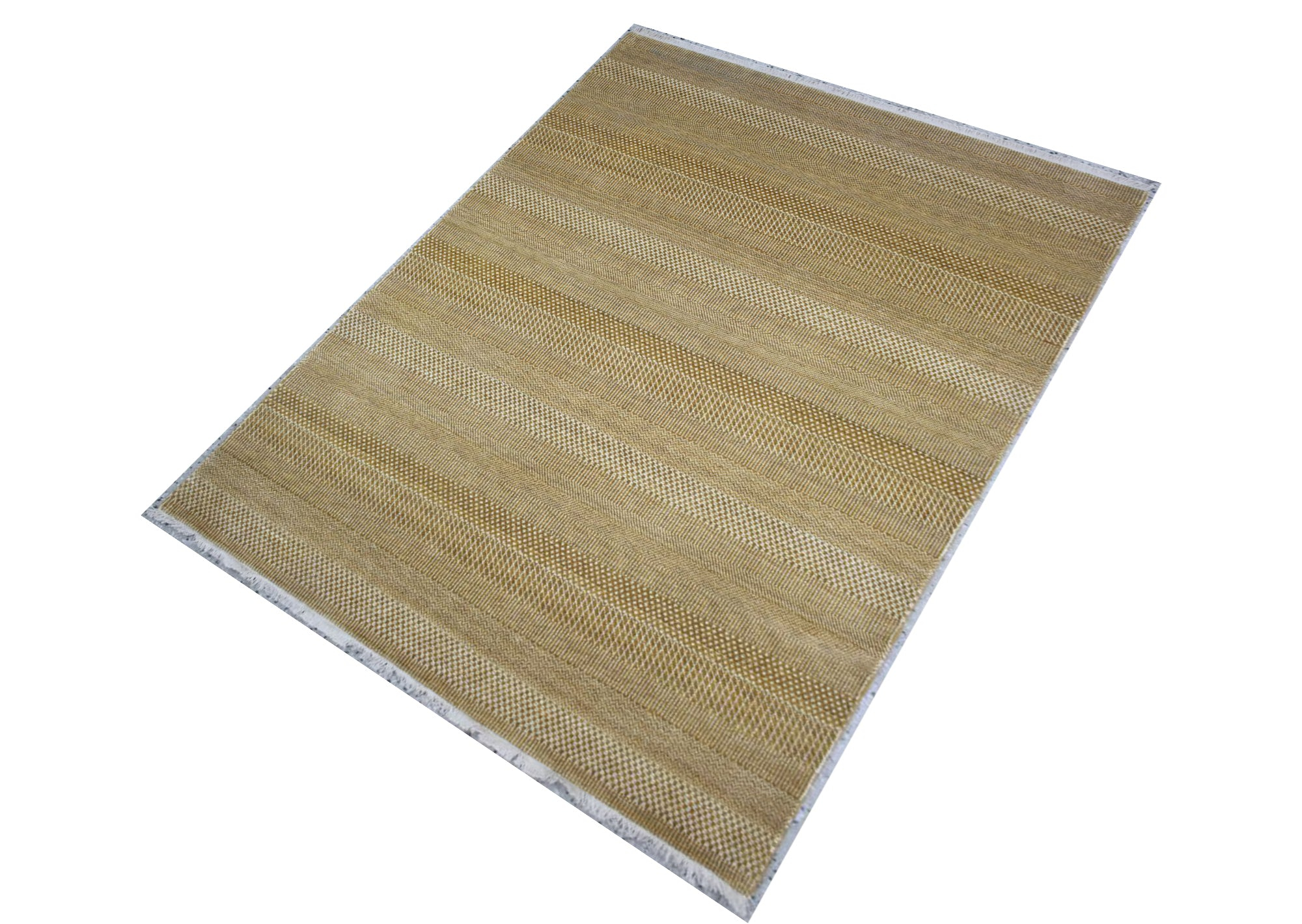 Grass Gold/Ivory Woven Rug 7'7