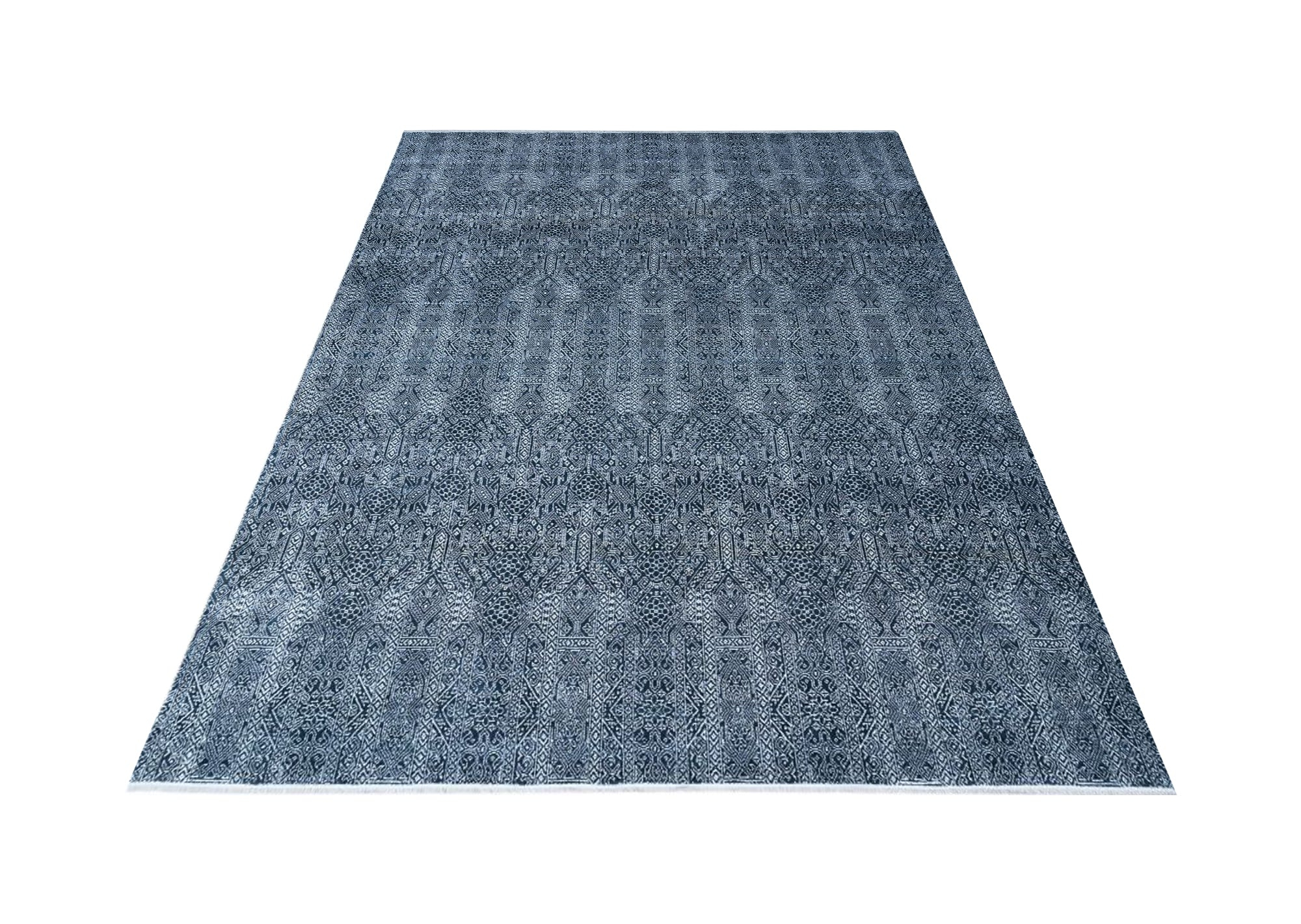 Grass Navy/Ivory Woven Rug 7'9