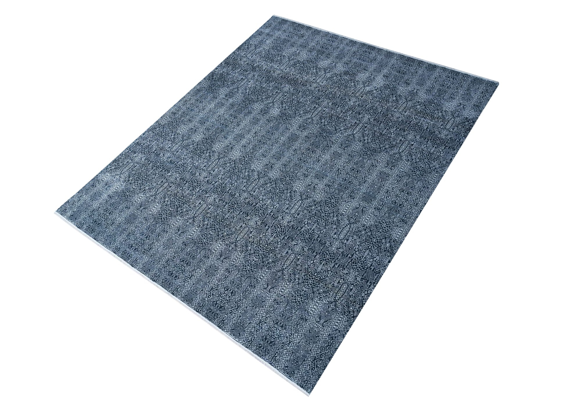 Grass Navy/Ivory Woven Rug 5'0