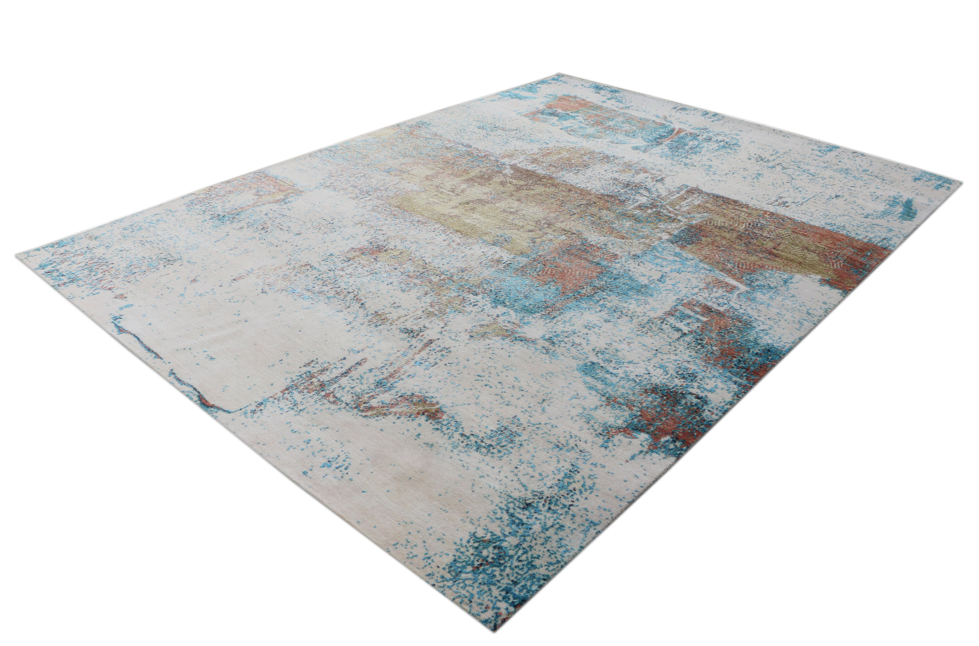 Oxidized Cream Hand Knotted Rug 8'9