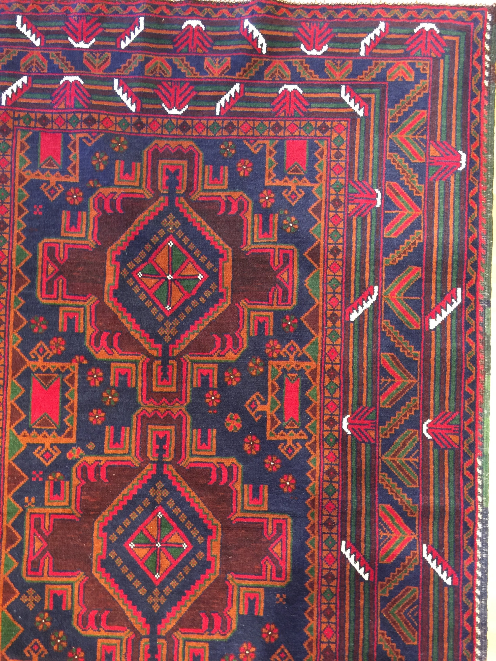 Baluch Hand Knotted Rug 3'7