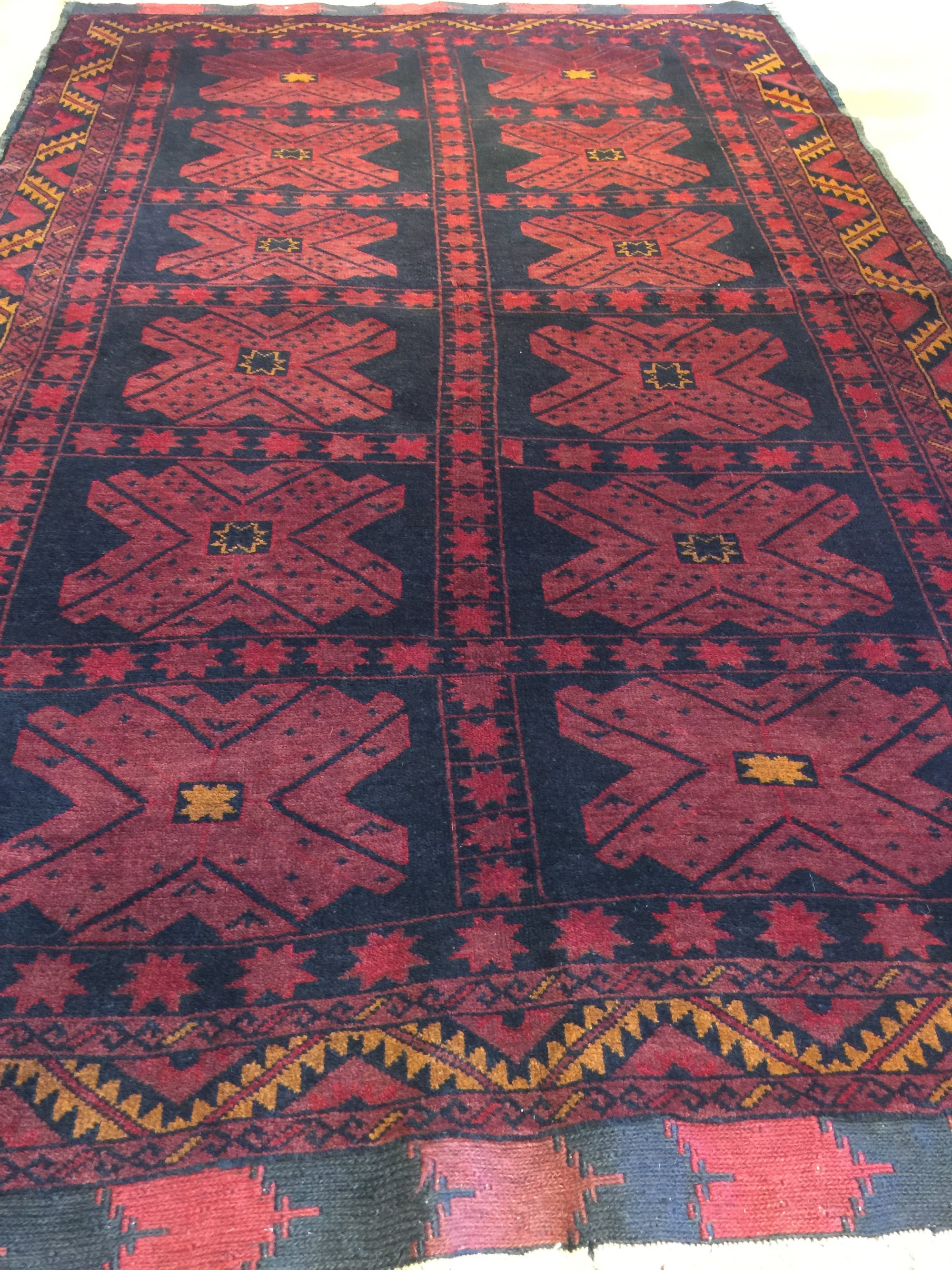 Baluch Hand Knotted Rug 3'11