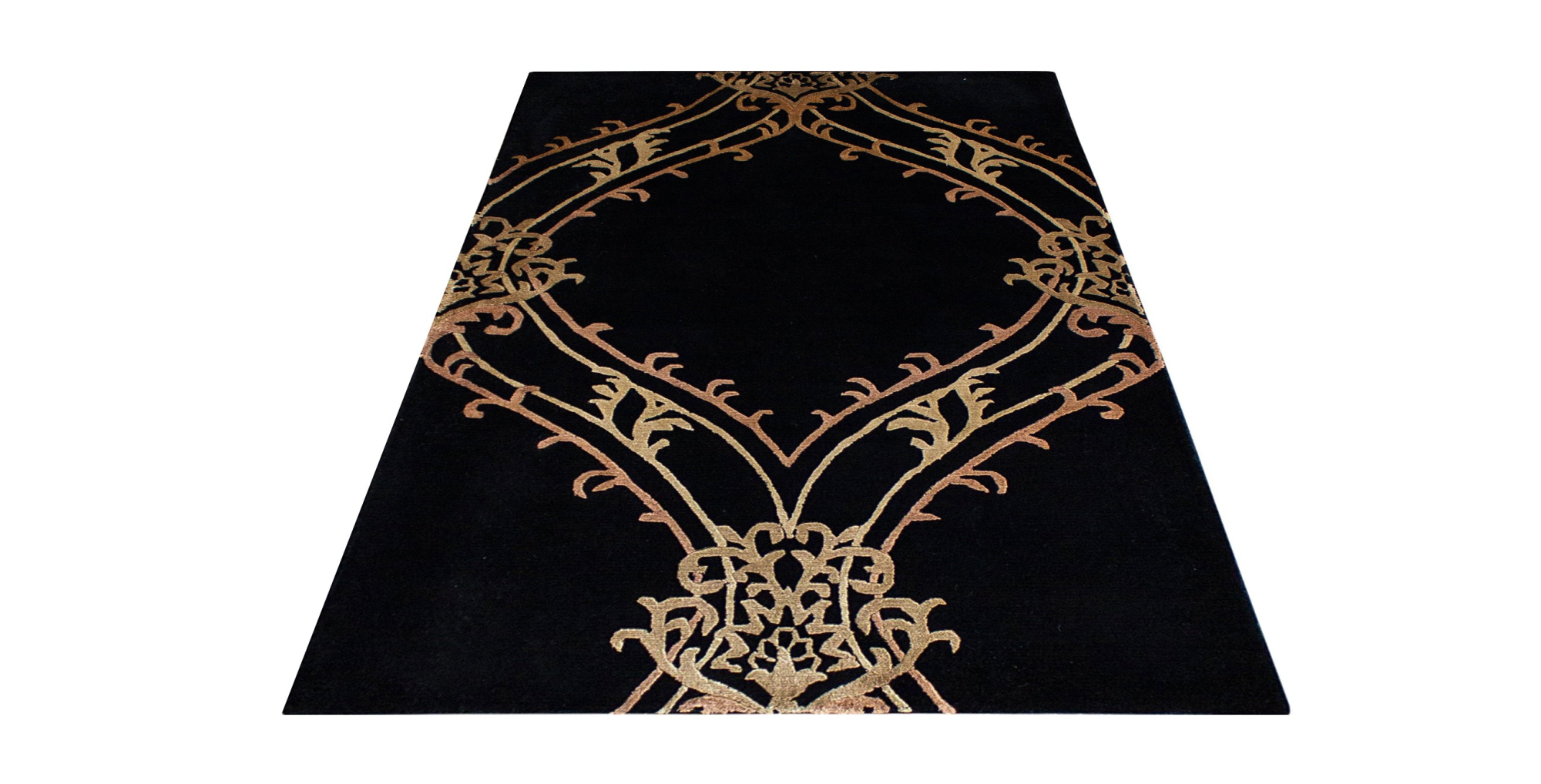 Area rug for living space and any room. Floor decor, rugs and carpets from Tabrizi Rugs. Indo Nepal Demask - Multiple Sizes. Canada's most trusted website to buy rugs online.