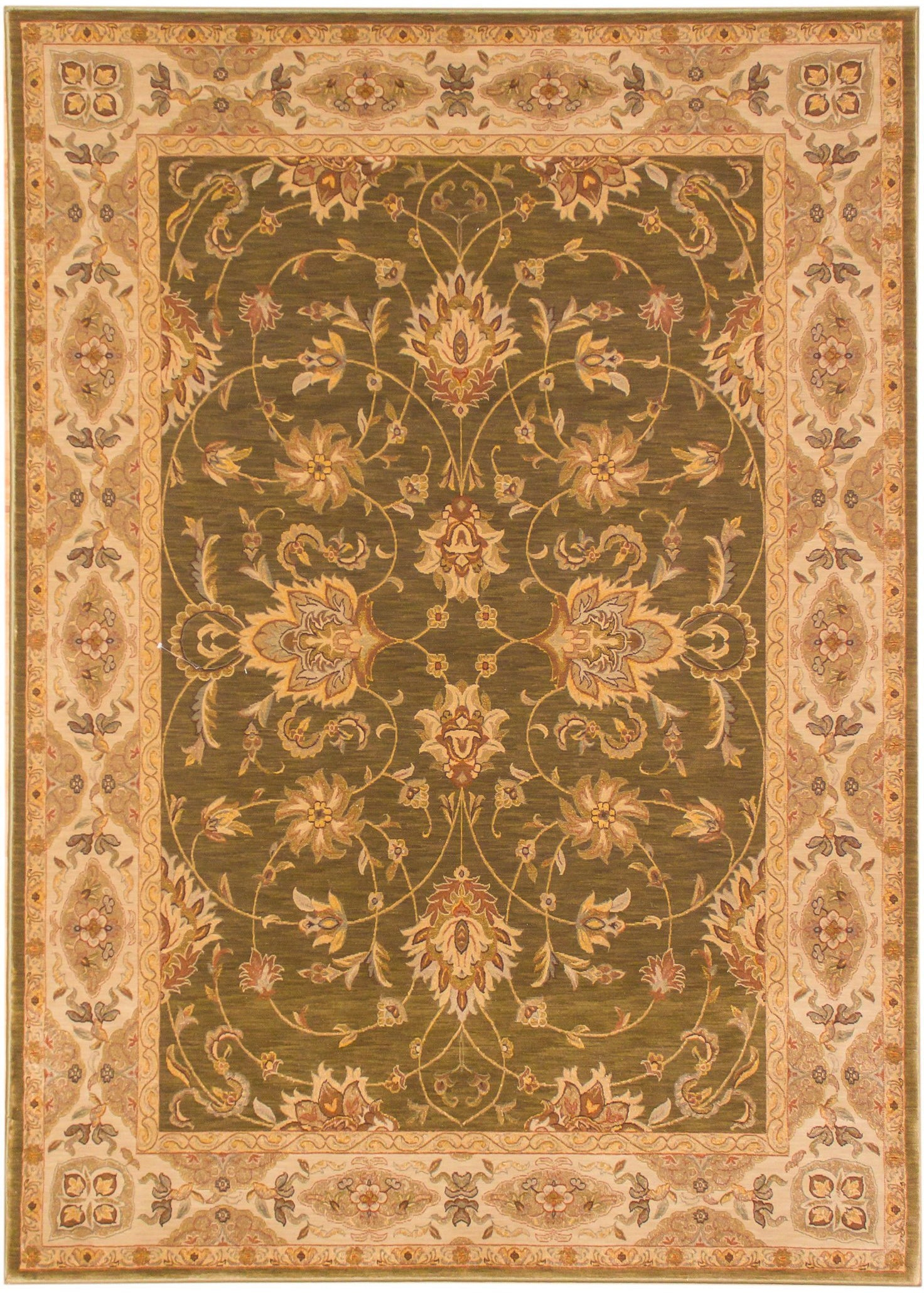 Kingdom Light Green Woven Rug-Area rug for living room, dining area, and bedroom