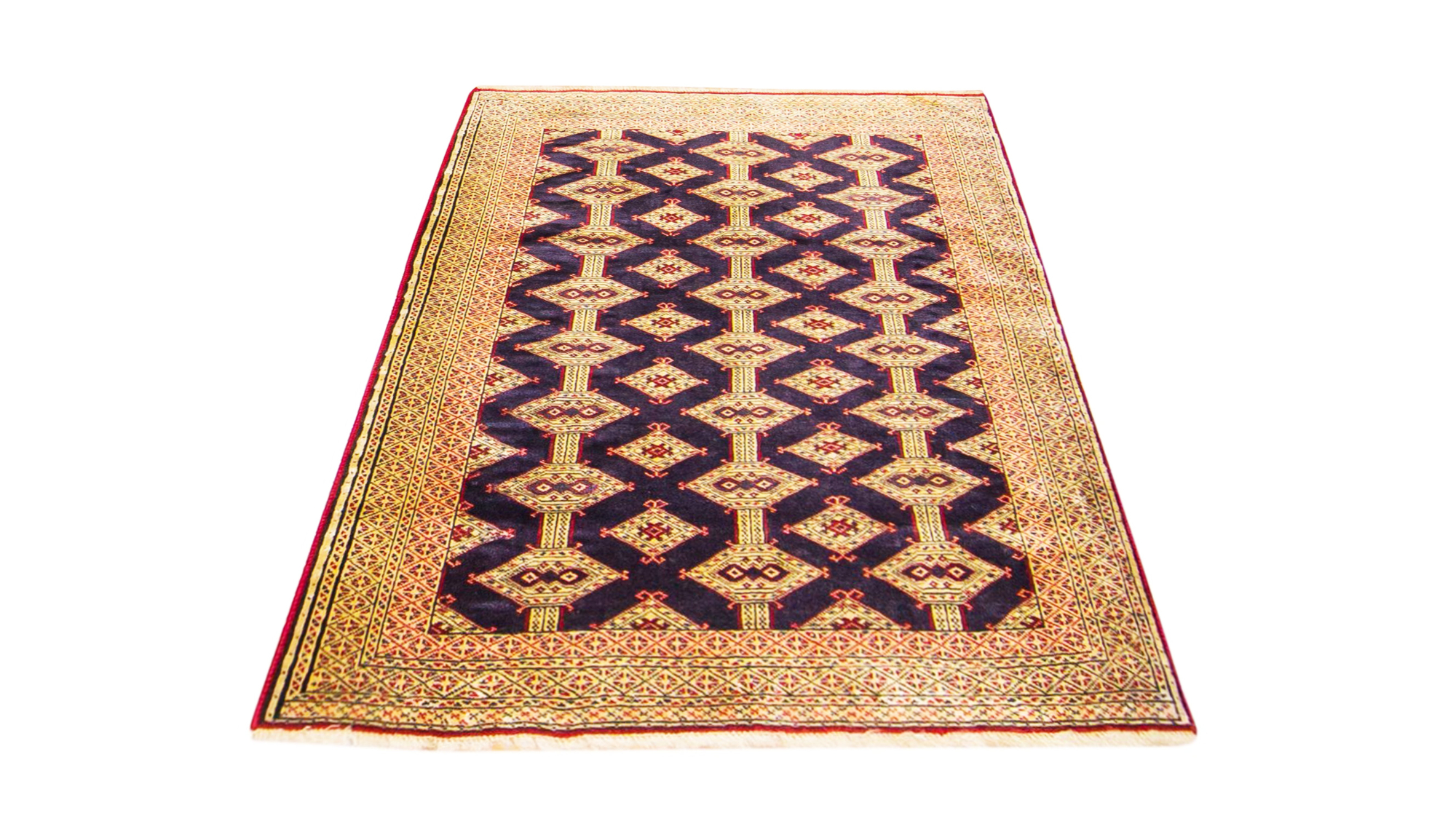 Baluch Hand Knotted Square Rug 3'10