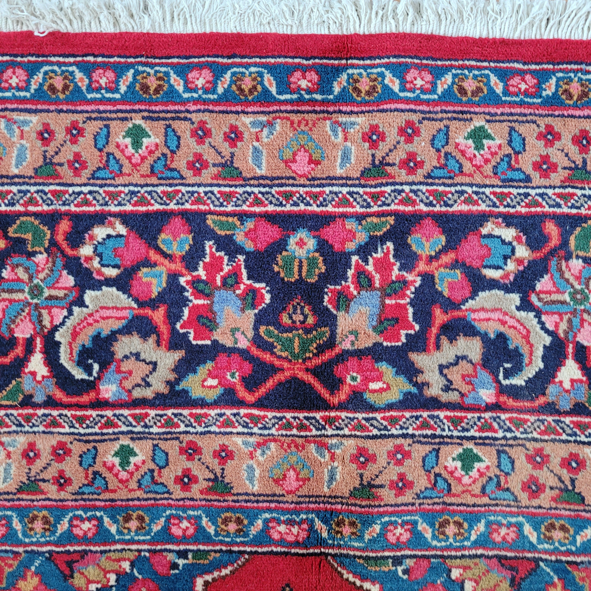 Mashad Red Handmade Rug 9'5