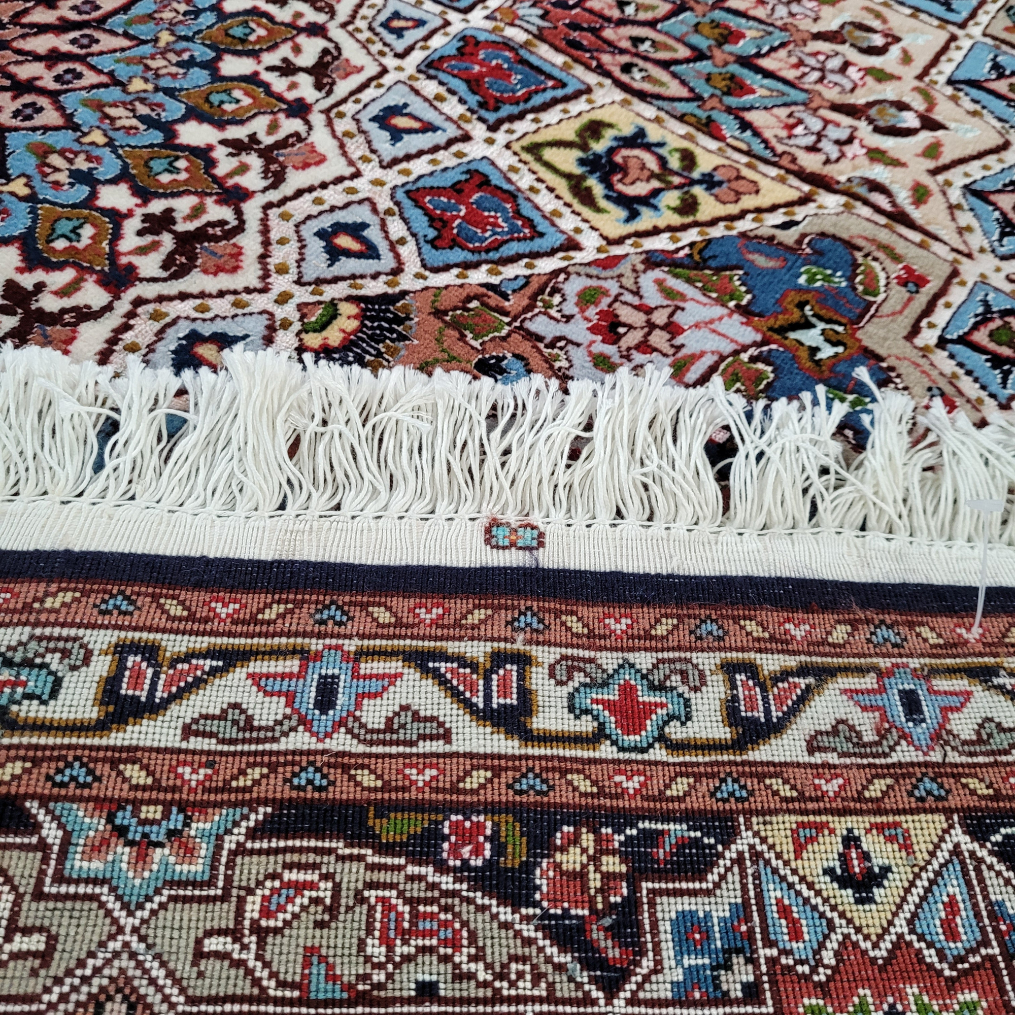 Gonbad Tabriz Multi Handmade Rug 5'1