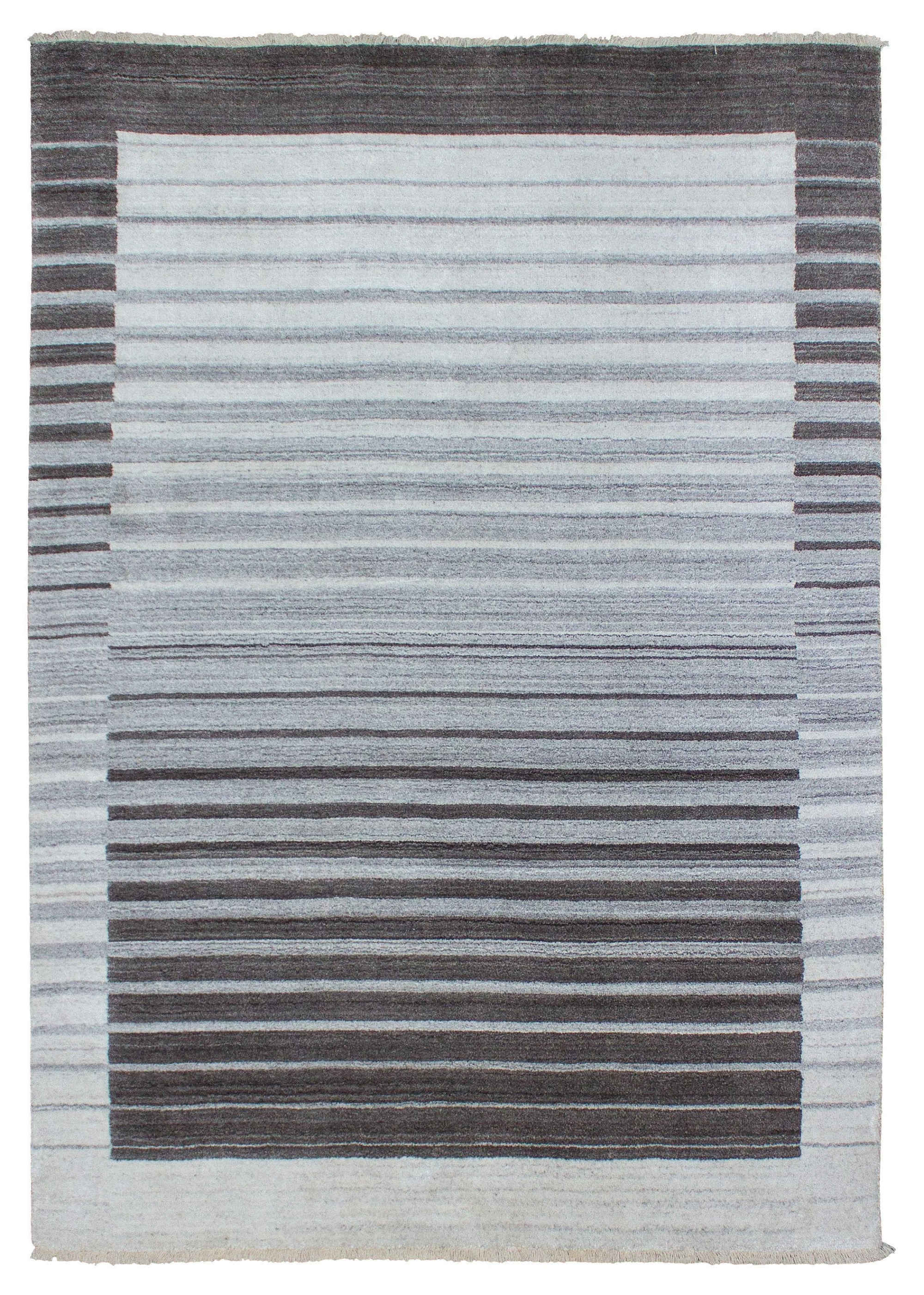 Gabbeh Urban Ivory/Ck Hand Loomed Rug-Area rug for living room, dining area, and bedroom