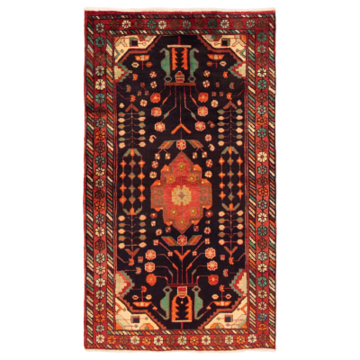 Mahal Hand Knotted Rug 4'1