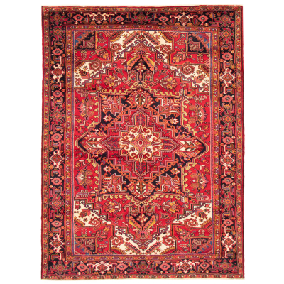 Heriz Red Hand Knotted Rug 8'2