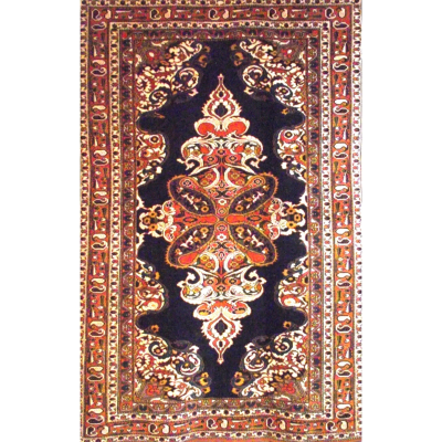 Quchan Hand Knotted Rug 4'1