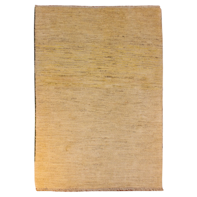 Gabbeh Ivory Hand Knotted Rug 3'3