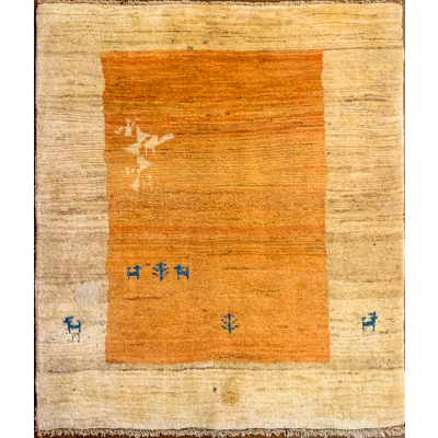 Gabbeh Hand Knotted Rug 3'7