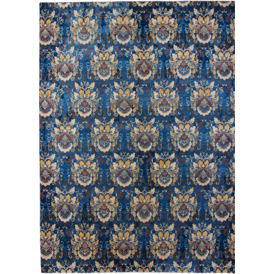 Nasrin Blue Hand Knotted Rug 8'6