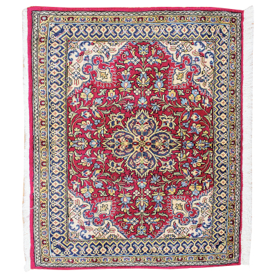 Qum Hand Knotted Rug 2'4