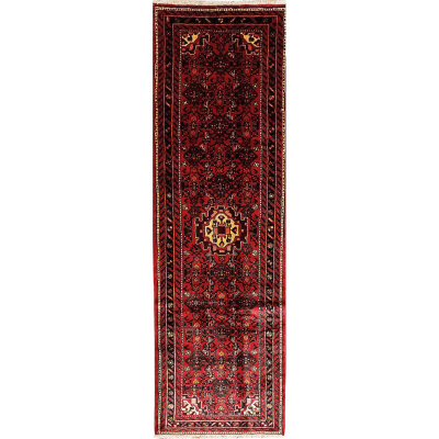 Hosseinabad Hand Knotted Runner Rug 2'10