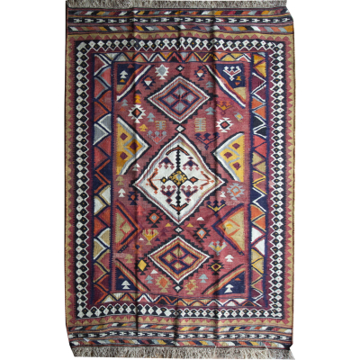Shiraz Hand Knotted Rug 5'1