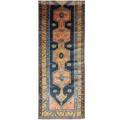Lori Hand Knotted Runner Rug 3'7