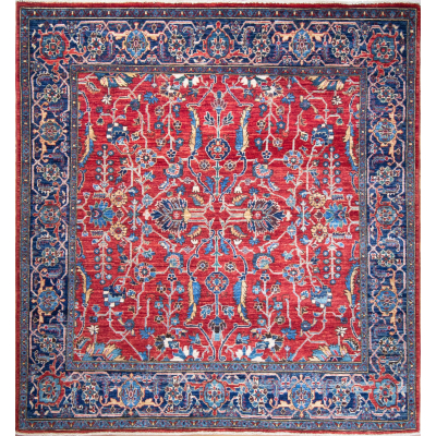 Faryab Hand Knotted Rug 5'1