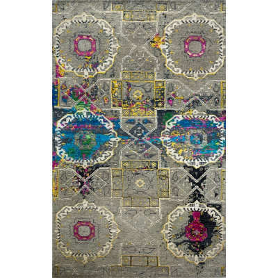 Oxidized 8/40 4690 Beige/Multi Hand Knotted Rug 3'1