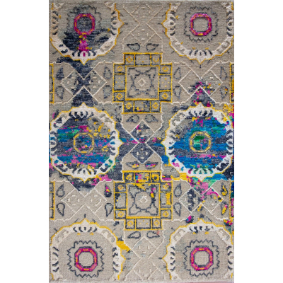 Oxidized 8/40 4690 Beige/Multi Hand Knotted Rug 2'0